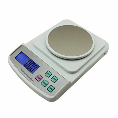 Digital Scale 500g x 0.01g for Precision Weighing & Counting - USB Wall Adapter NEW Perspective: left