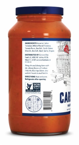 Carbone™ Marinara Pasta Sauce Perspective: left