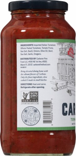 Carbone™ Tomato Basil Pasta Sauce Perspective: left
