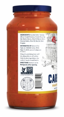 Carbone™ Roasted Garlic Pasta Sauce Perspective: left