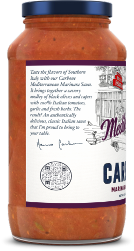 Carbone™ Mediterranean Marinara Pasta Sauce Perspective: left