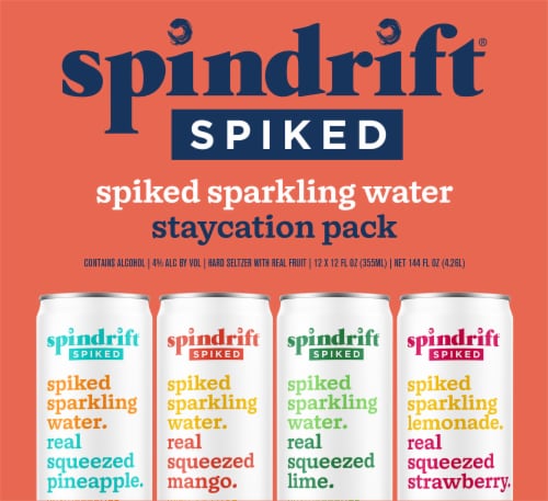 Spindrift® Spiked Sparkling Water Perspective: left