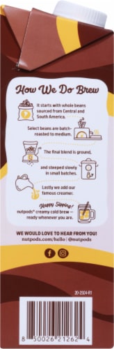 Nutpods Creamy Cold Brew Classic Coffee Perspective: left