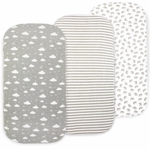 Bublo Baby Bassinet Sheet Rectangle Bassinet Mattress for Boy Girl 100 Cotton One Size one size Foods Co