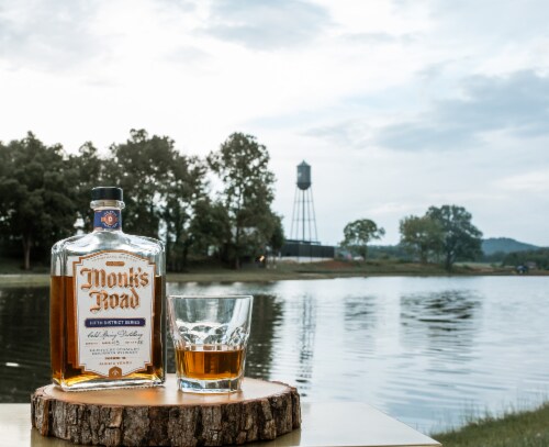 Monk's Road Fifth District Series Cold Spring Distillery Bourbon Whiskey Perspective: left