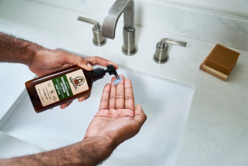 Dr. Squatch® Lotion Pine Tar For Men Moisturizing Natural Perspective: left