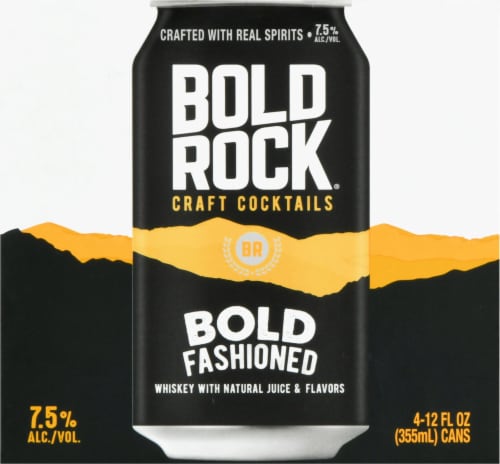 Bold Rock Bold Fashioned Craft Cocktail Perspective: left