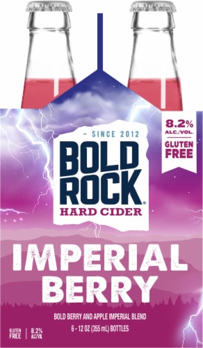 Bold Rock Hard Cider® Gluten Free Imperial Berry Perspective: left