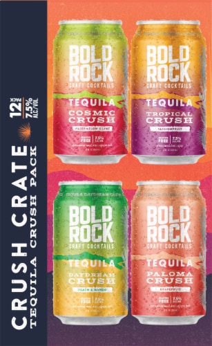 Bold Rock Crush Crate Tequila Crush Pack Perspective: left