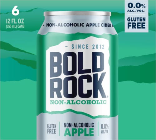 Bold Rock® Non-Alcoholic Apple Cider Blend Perspective: left
