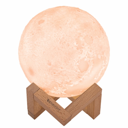 Selene - Moon Lamp Humidifier Perspective: left