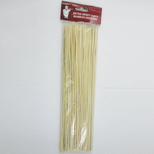 200 12inch Bamboo Skewers Wooden BBQ Stick Shish Grill Kabobs Fondue Party Grill Perspective: left