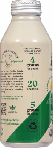 Saint James Organic Brewed Original Green Tea Perspective: left