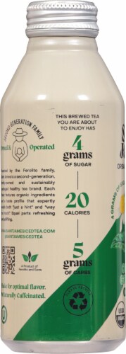Saint James Organic Brewed Original Green Tea Perspective: left