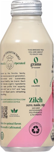 Saint James Red Raspberry Organic Black Tea Perspective: left