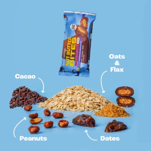 Sweet Nothings Organic Chocolate Peanut Butter Nut Butter Bites Perspective: left