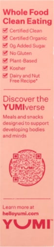 YUMI™ Strawberry Rhubarb Organic Toddler Snack Bars Perspective: left
