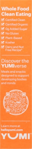 YUMI™ Organic Blueberry & Purple Carrot Toddler Snack Bars Perspective: left
