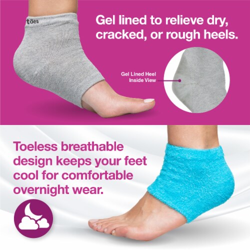 ZenToes Dry Heel Repair Kit Metal Foot File, Pumice Stone Callus Remover,  Moisturizing Socks, 1 - Pick 'n Save