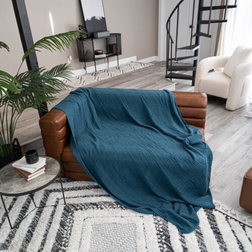 Muslin Blanket for Adults Extra Large Throw 50 x 60 Neptune Throw 50 X 60 King Soopers