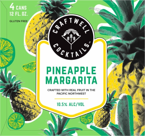 Craftwell Cocktails™ Pinapple Margarita - Gluten Free Perspective: left