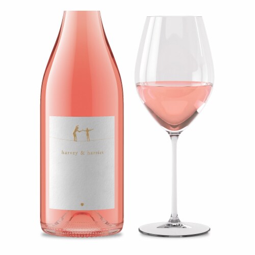 Harvey & Harriet Rosé Wine Perspective: left
