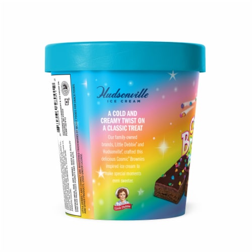 Little Debbie® Cosmic Brownie Ice Cream Pint Perspective: left