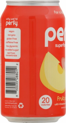 Perfy® Fruit Punch Soda Can Perspective: left