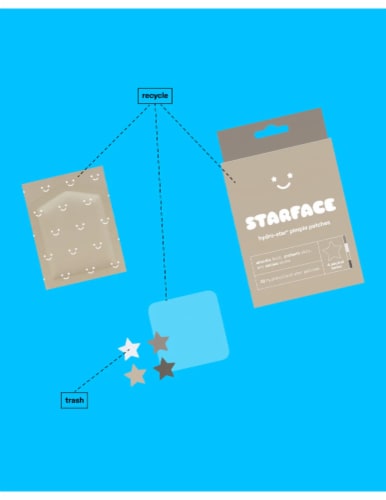 Starface Hydro-Star® Earth Pimple Patches Perspective: left
