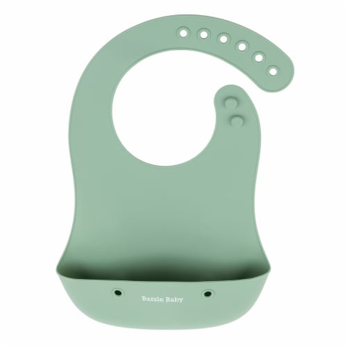 Bazzle Baby Silicone Foodie Bib - Assorted Perspective: left