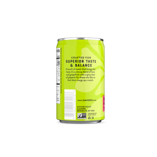 Q Mixers Spicy Grapefruit Margarita Mix Perspective: left