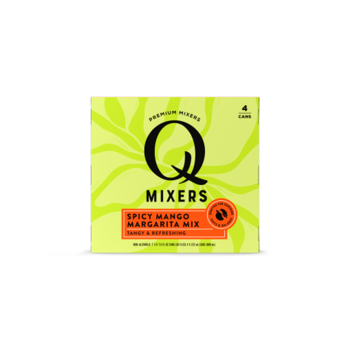 Q Mixers Spicy Mango Margarita Mix Multipack Perspective: left