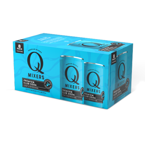 Q Mixers Club Soda Perspective: left