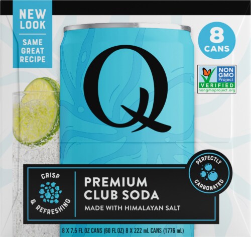 Q Mixers Club Soda Perspective: left