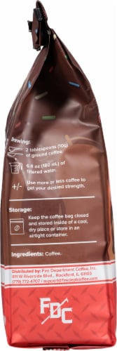 Fire Department Coffee® Donut Shop Ground Coffee Perspective: left