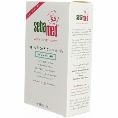SebaMed Face & Body Wash, 6.8 fl oz Perspective: left