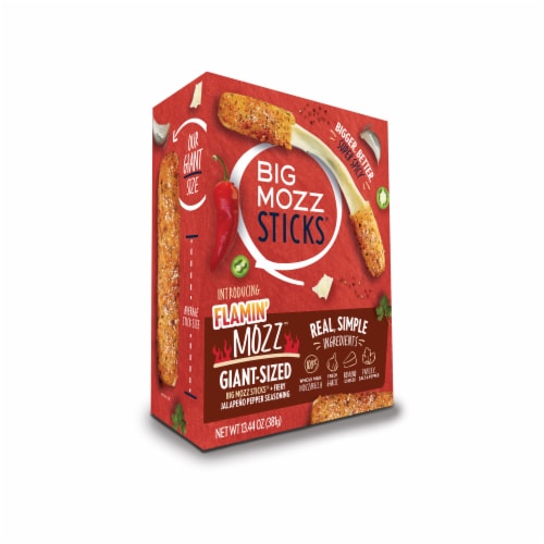 Big Mozz Sticks® Premium Mozzarella Sticks Perspective: left