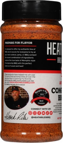 Heath Riles BBQ Authentic Competition BBQ Rub Perspective: left