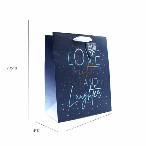 Hannukah Cub Holiday Christmas Christmas Gift Bag - Design #1 Perspective: left