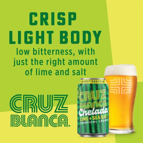Cruz Blanca Lime + Sea Salt Chelada Perspective: left