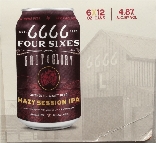 6666 Grit & Glory Hazy IPA Perspective: left