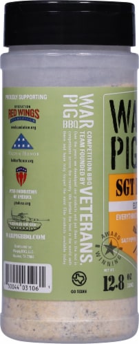 WarPig BBQ Sgt Butter Elite BBQ Rub Perspective: left