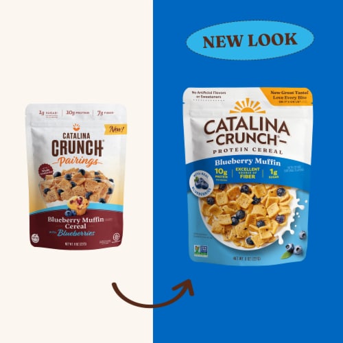 Catalina Crunch® Blueberry Muffin Cereal Perspective: left