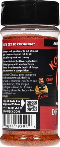Kosmos Q® Dirty Bird Hot Dry Rub Perspective: left