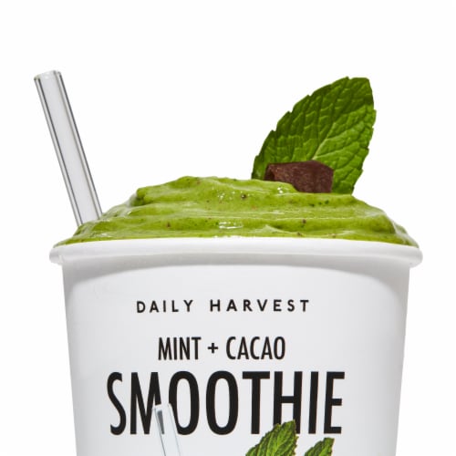 Daily Harvest Mint + Cacao Smoothie Perspective: left