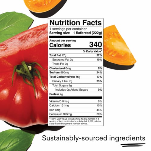 Daily Harvest Tomato + Basil Flatbread, 7.8 oz - Harris Teeter