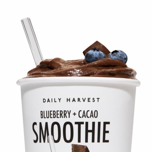 Daily Harvest Blueberry + Cacao Smoothie Perspective: left