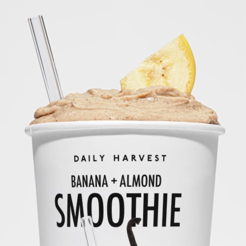 Daily Harvest Banana + Almond Smoothie Perspective: left