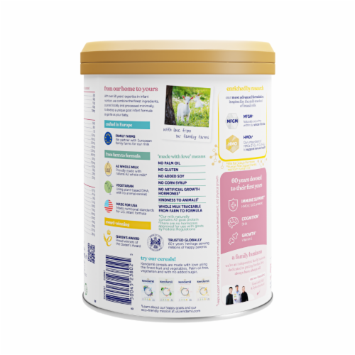 Kendamil® Goat Whole Milk Powder Infant Formula Perspective: left