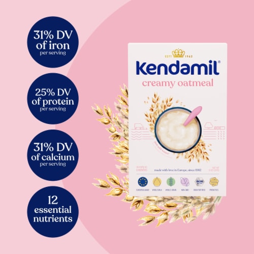 Kendamil® Creamy Oatmeal Cereal Perspective: left